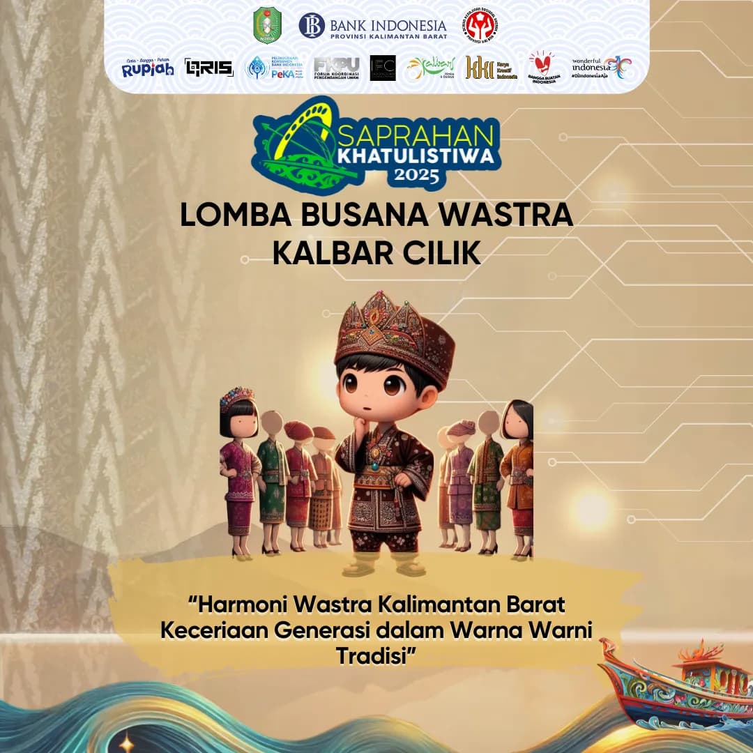 LOMBA BUSANA WASTRA KALBAR CILIK